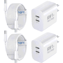 60W USB C Fast iPhone Charger