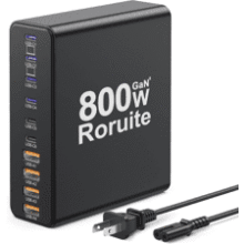 800W 10-Port USB C Charging Station