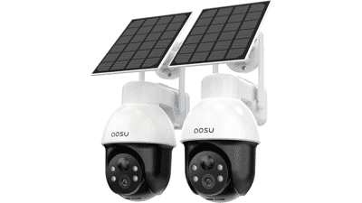 AOSU Solar Security Camera System