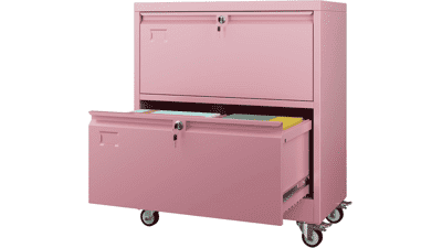 Aobabo 2 Drawer File Cabinet