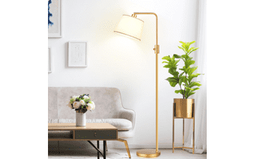 Gold Arc Floor Lamp