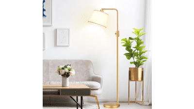 Gold Arc Floor Lamp