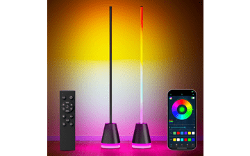 Keepsmile Smart RGB Corner Floor Lamp