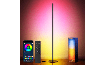 Luckystyle Smart RGB Corner Floor Lamp