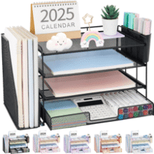 OPNICE 4-Tier Desk Organizer