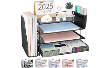 OPNICE 4-Tier Desk Organizer
