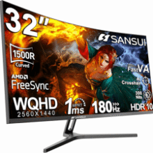 SANSUI 32 Curved Gaming Monitor