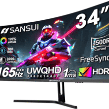 SANSUI 34 Curved Gaming Monitor