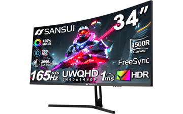 SANSUI 34 Curved Gaming Monitor