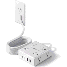 10Ft Extension Cord with USB Ports