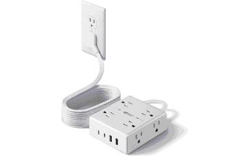 10Ft Extension Cord with USB Ports