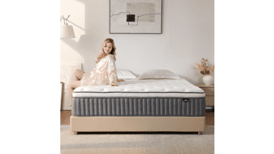 12 Inch Hybrid Memory Foam Mattress