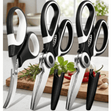 3-Pack Heavy Duty Kitchen Scissors