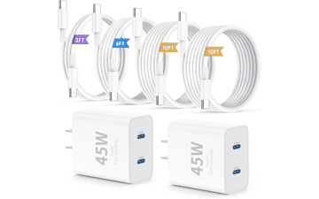 45W Dual Port iPhone Fast Charger