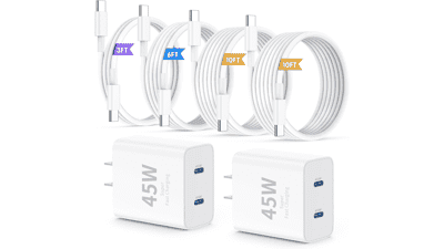 45W Dual Port iPhone Fast Charger