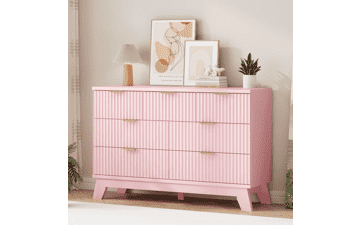 7-Drawer Modern Wood Dresser