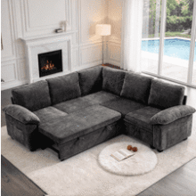 86 Inch L Shaped Sectional Sofa