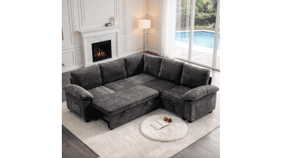 86 Inch L Shaped Sectional Sofa