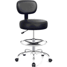 Adjustable Drafting Chair with Footrest