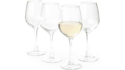 Amazon Basics Wine Glasses 4-Piece Set