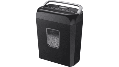 Bonsaii 6-Sheet Crosscut Paper Shredder