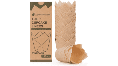 Caperci Tulip Cupcake Liners