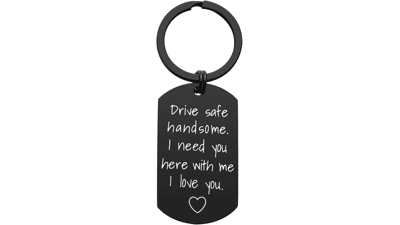 Drive Safe Keychain for Him