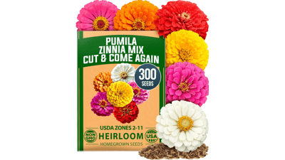 Dwarf Zinnia Seeds Mix