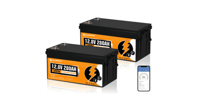 ECO-WORTHY 12V 280Ah LiFePO4 Battery