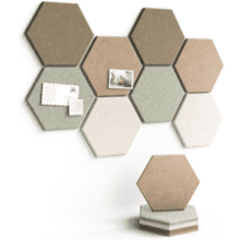 Fluxynara Hexagon Felt Board Tiles