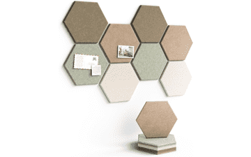 Fluxynara Hexagon Felt Board Tiles