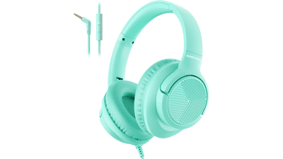 Foldable Wired Headphones with Mic