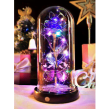 Galaxy Glass Rose Gift for Her