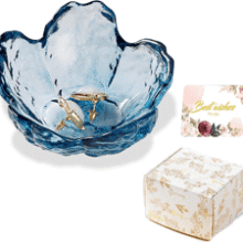 Glass Ring Dish Jewelry Tray