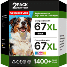 HP 67 Ink Cartridges Combo Pack
