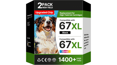 HP 67 Ink Cartridges Combo Pack