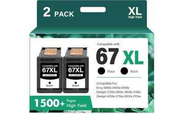 HP 67XL Black Ink Cartridges