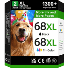 HP 68 Ink Cartridges Black Combo Pack