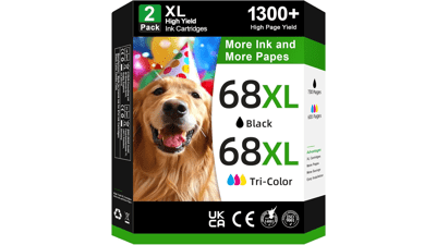 HP 68 Ink Cartridges Black Combo Pack