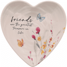 Heart-Shaped Ceramic Trinket Dish