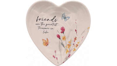 Heart-Shaped Ceramic Trinket Dish