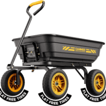 Heavy-Duty 4 Cu.Ft. Garden Dump Cart