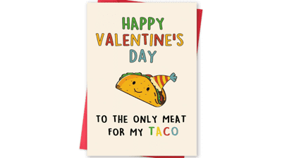 Naughty Taco Valentine's Day Card