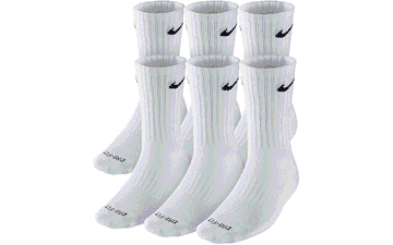 Nike Crew Socks 6 Pack