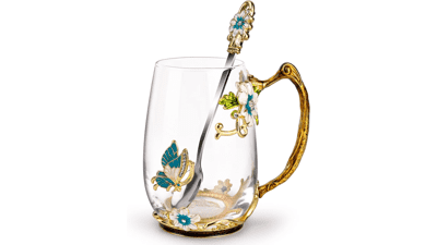 OEAGO Butterfly Mug Gift for Mom