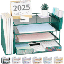 OPNICE 4-Tier Desk Organizer