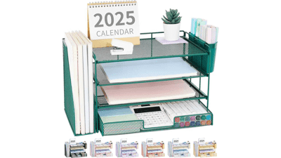 OPNICE 4-Tier Desk Organizer