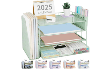 OPNICE 4-Tier Desk Organizer