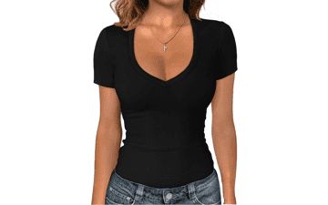 Sampeel V Neck Summer Tshirts