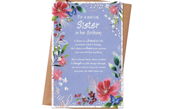 Sister Birthday Card